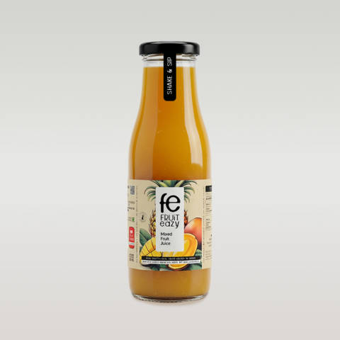 Mixed Fruit Juice - 200ml Glass Bottle