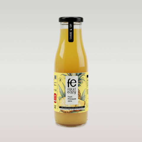 Pineapple Juice - 200ml Glass Bottle